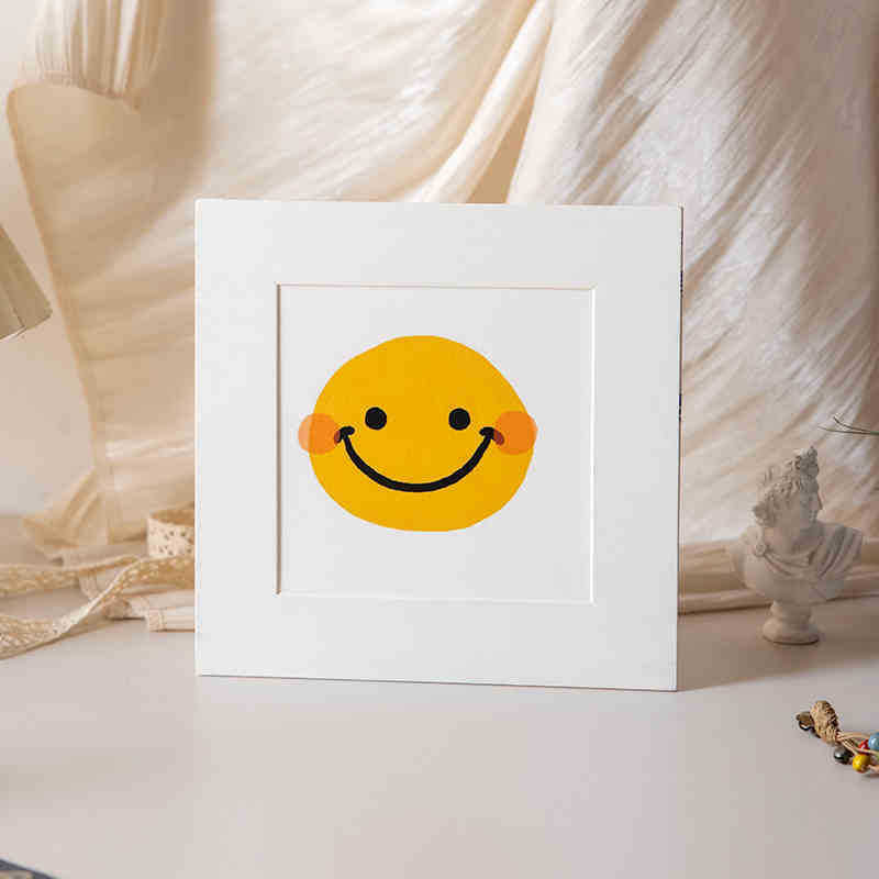 Artistic Cat Illustration Picture Frame for Home