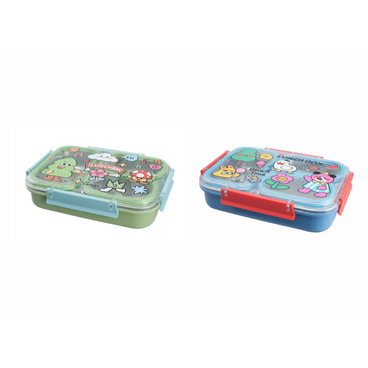 Fun-Themed Multi-Compartment Bento Lunch Box