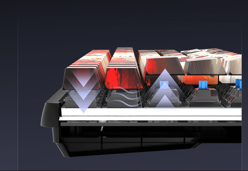 Customizable RGB Gaming Keyboard with Artistic Keycaps Kalsten