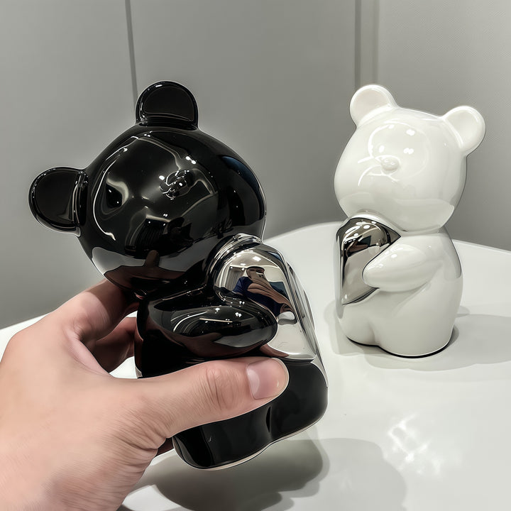 Cute Bear Figurine for Home Decor Display