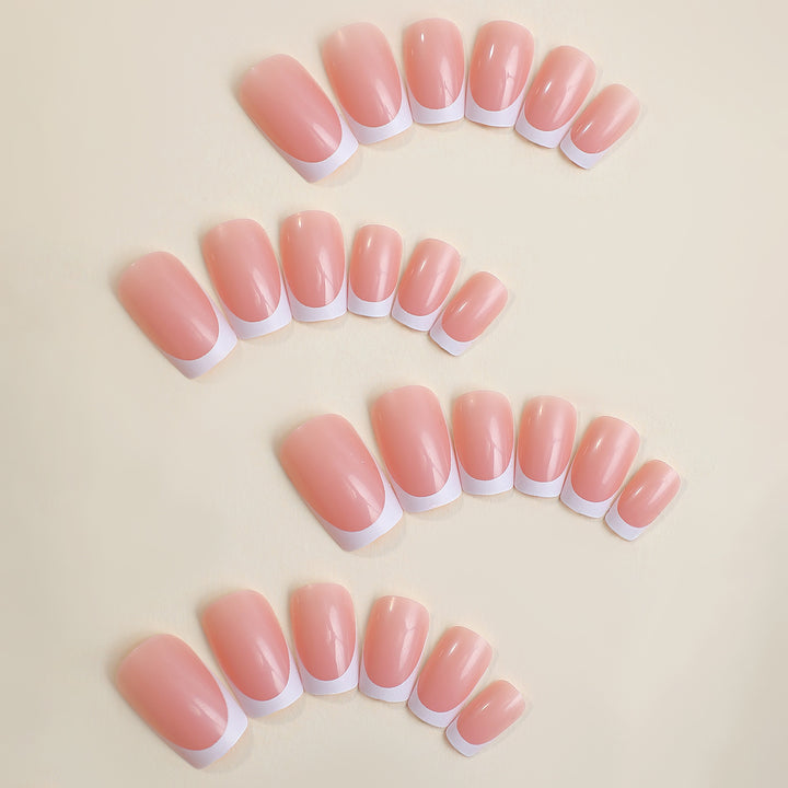 Artificial nail set with high-quality French tips Kalsten