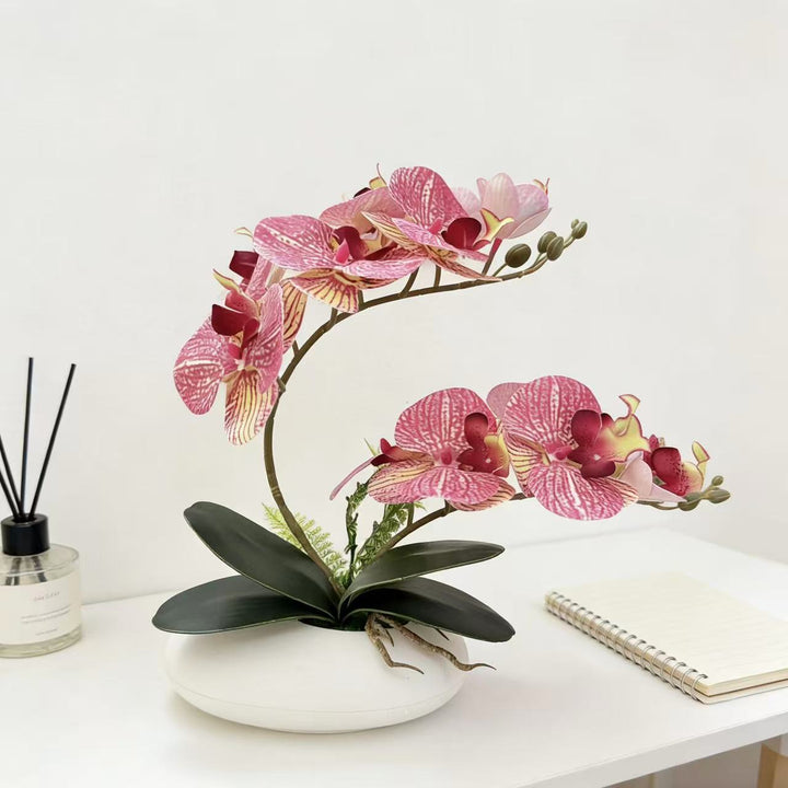 Lifelike Orchid Centerpiece