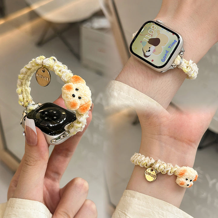 Cute Plush Dog Charm Bracelet Kalsten