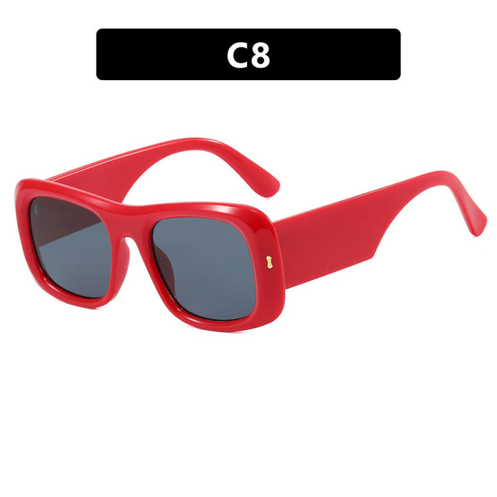 Women's oversized square sunglasses with a wide frame and polarized lenses Kalsten