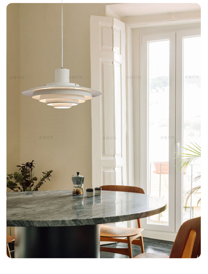 Modern Layered Pendant Light Fixture