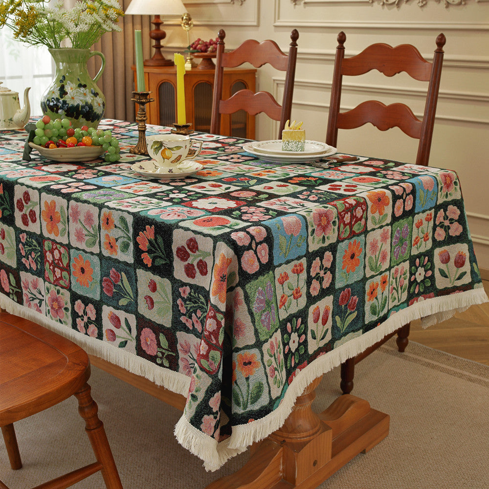 Botanical Print Table Cover