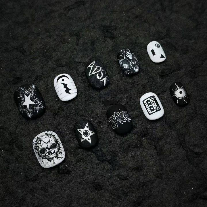 Artistic Abstract Finger Nail Art Set Kalsten