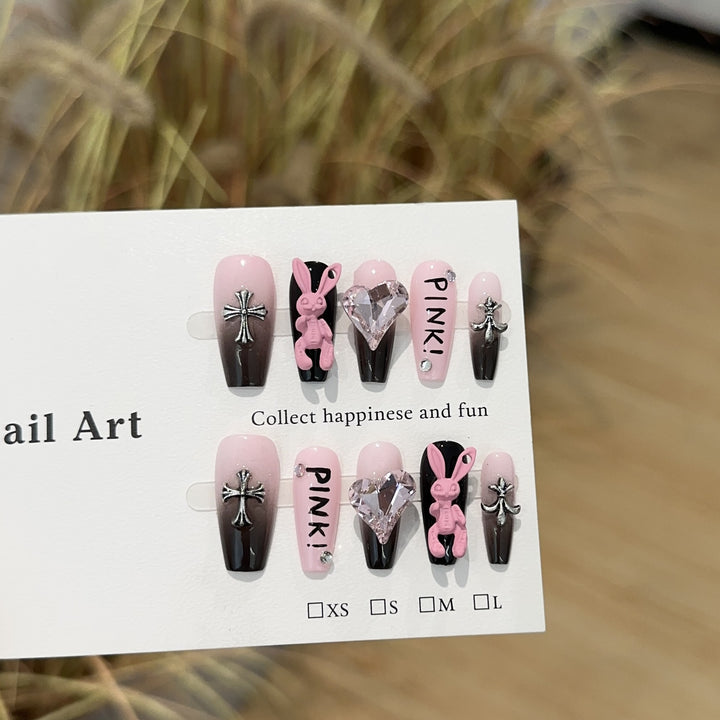 Unique Themed Press-On Nail Art