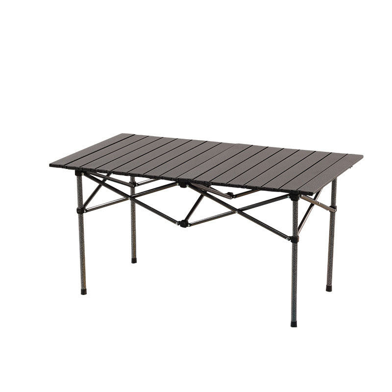 Folding Camping Table With Sturdy Aluminum Frame Kalsten