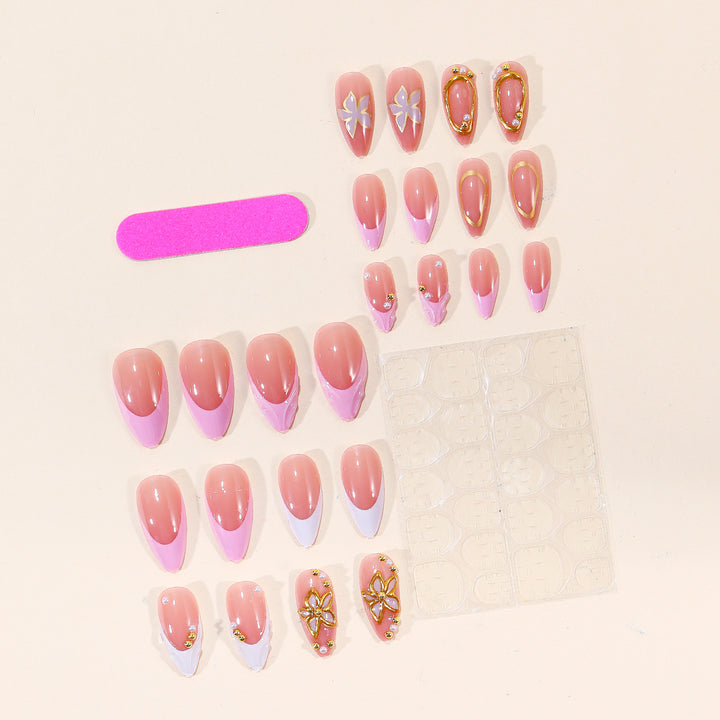 Luxury 3D Floral Nail Art Extensions Kalsten