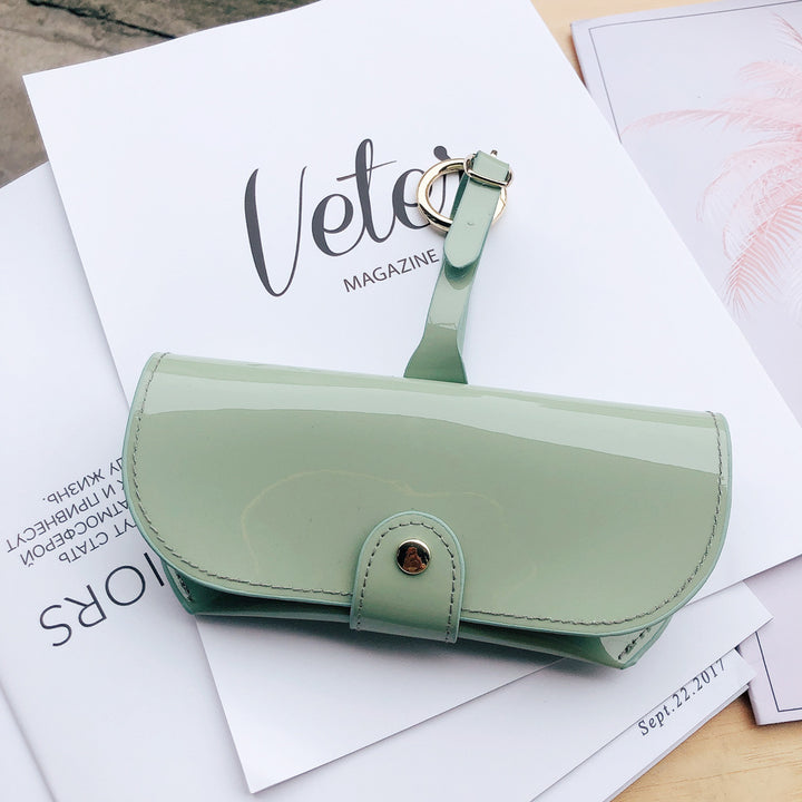 Stylish Patent Leather Eyeglasses Case Kalsten
