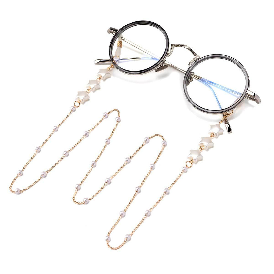 Heart-Embellished Eyewear Chain Kalsten