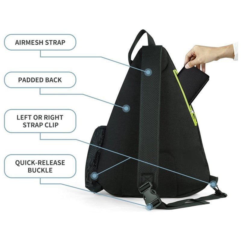 Sporty backpack with compartments for rackets and accessories Kalsten