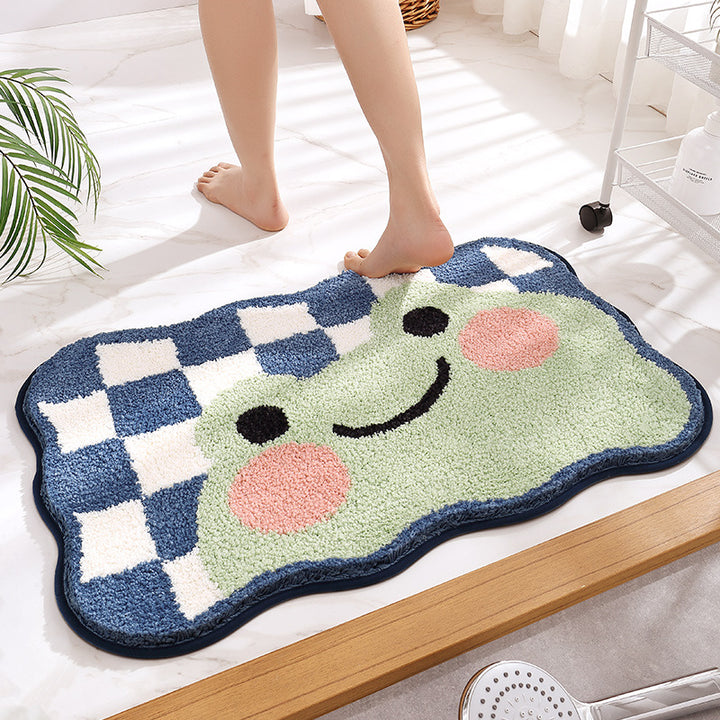 Cute Cat-Themed Bath Mat Kalsten