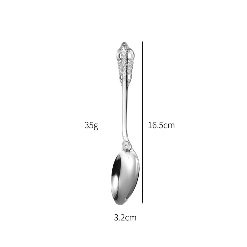 Elegant fish fork with artistic handle design Kalsten