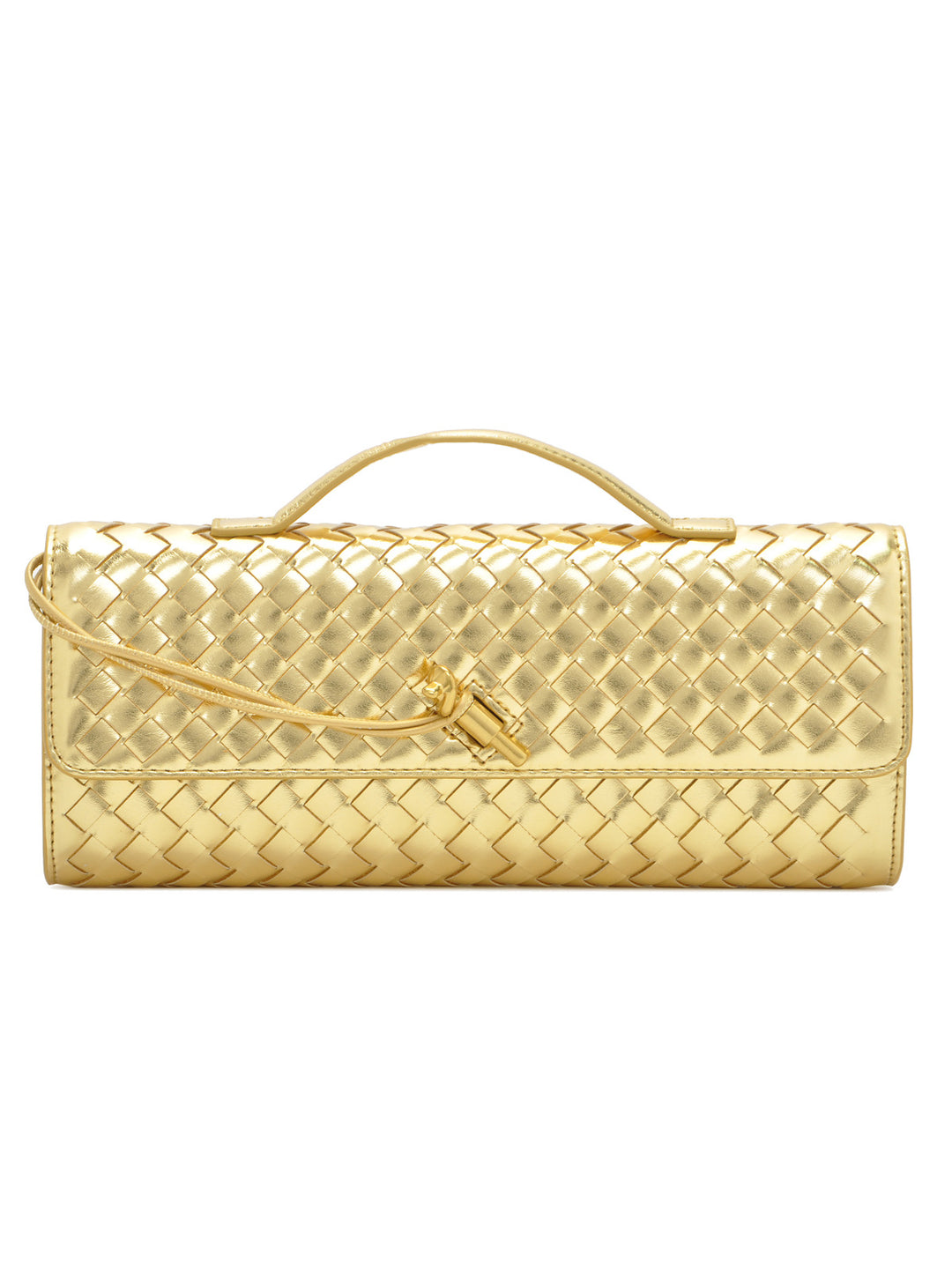 Textured Woven Clutch Purse Kalsten
