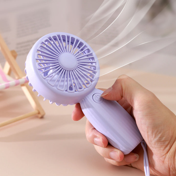 Women's Portable Hand Fan with Powerful Battery and Compact Design Kalsten