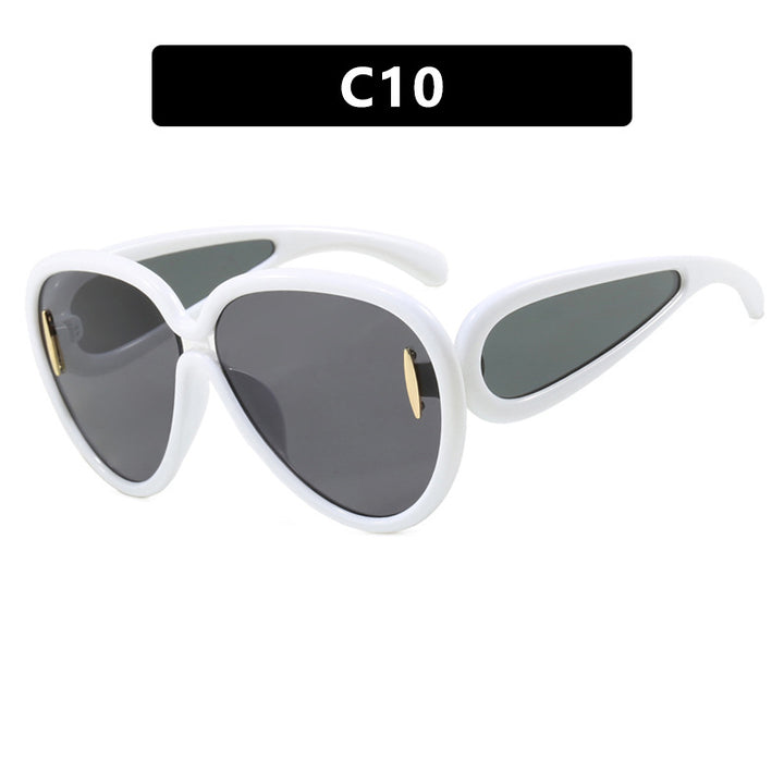 Women extravagant sunglasses in creative design Kalsten
