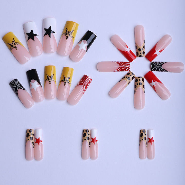 Creative nail art with stylish patterns Kalsten