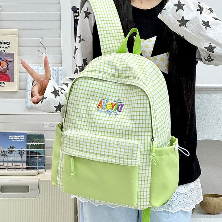 Textured School Backpack Kalsten