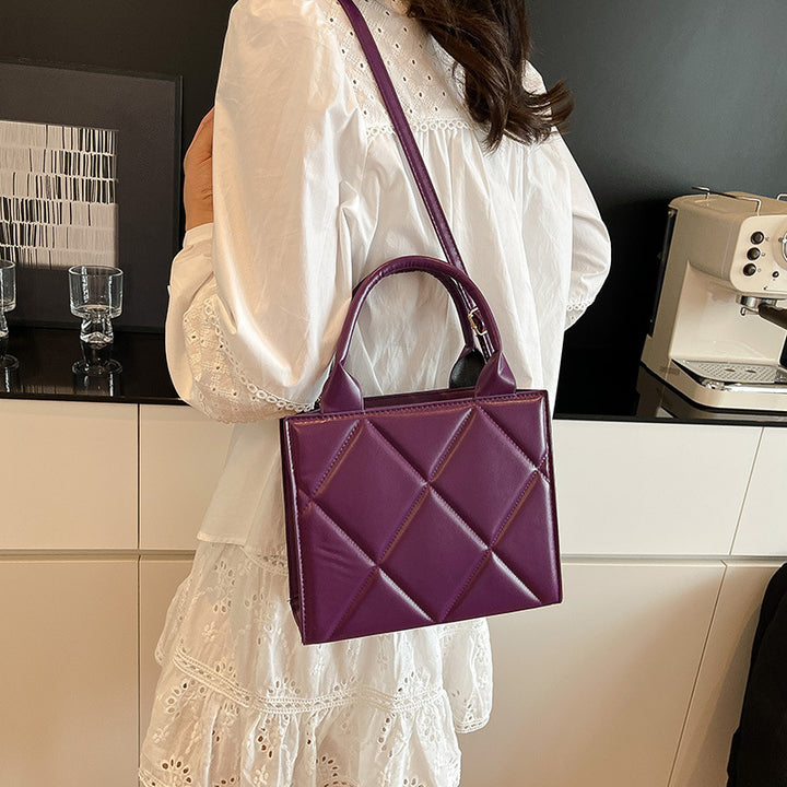 WoQuilted Faux Leather Handheld Tote Kalsten