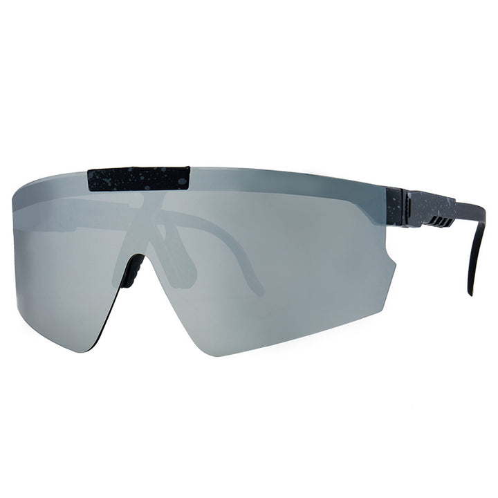 Unisex Futuristic Oversized Shield Sunglasses Kalsten