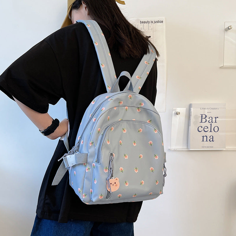 Cute Floral Embroidered Mini Backpack Kalsten