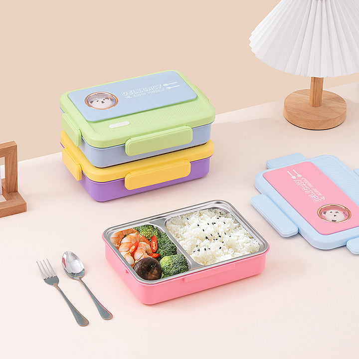 Stainless Steel Multi-Compartment Lunch Box