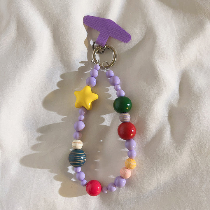 Colorful Beaded Keychain Kalsten