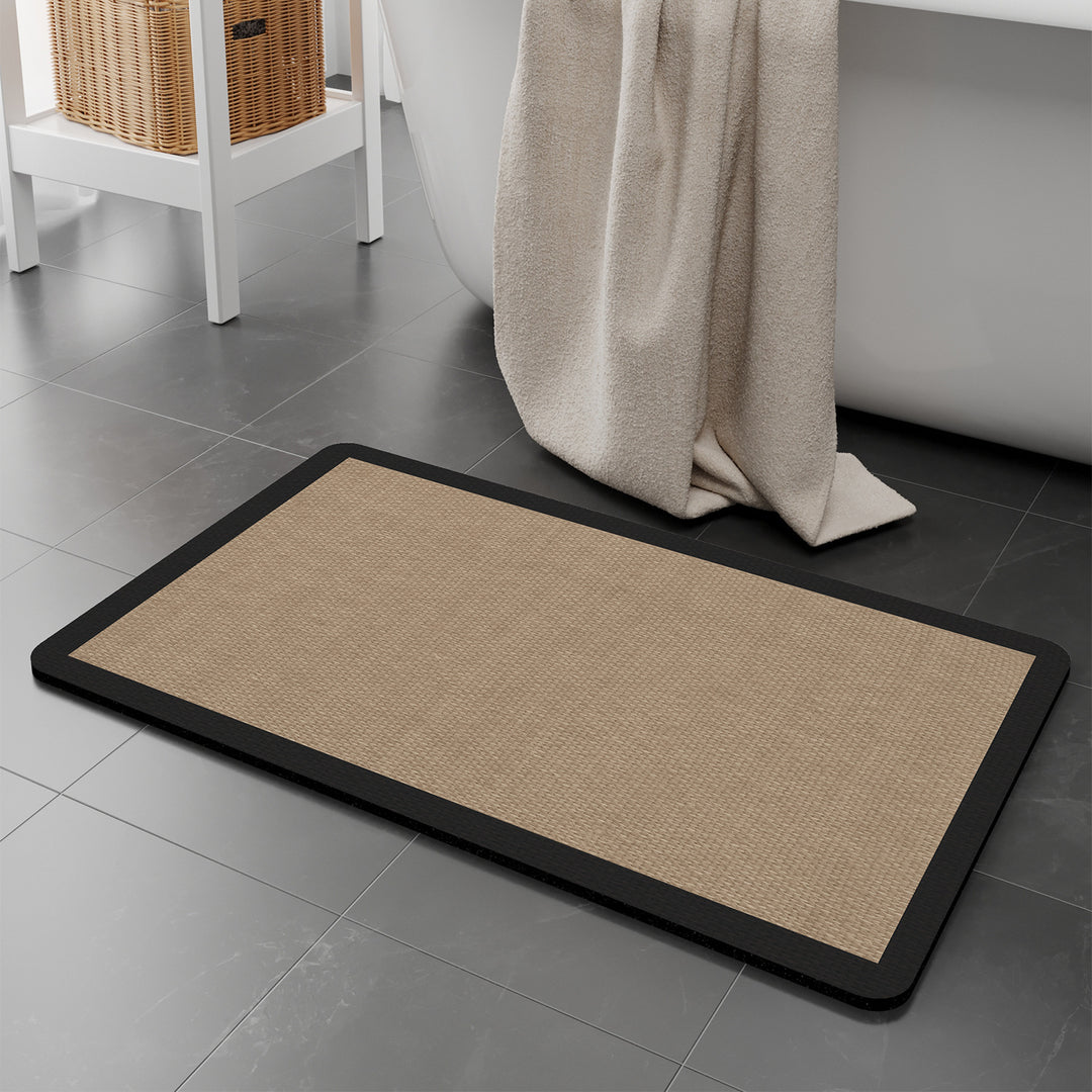 Modern Textured Bath Mat Kalsten
