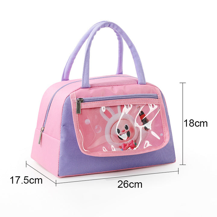 Cute Cat-Themed Insulated Lunch Carrier
