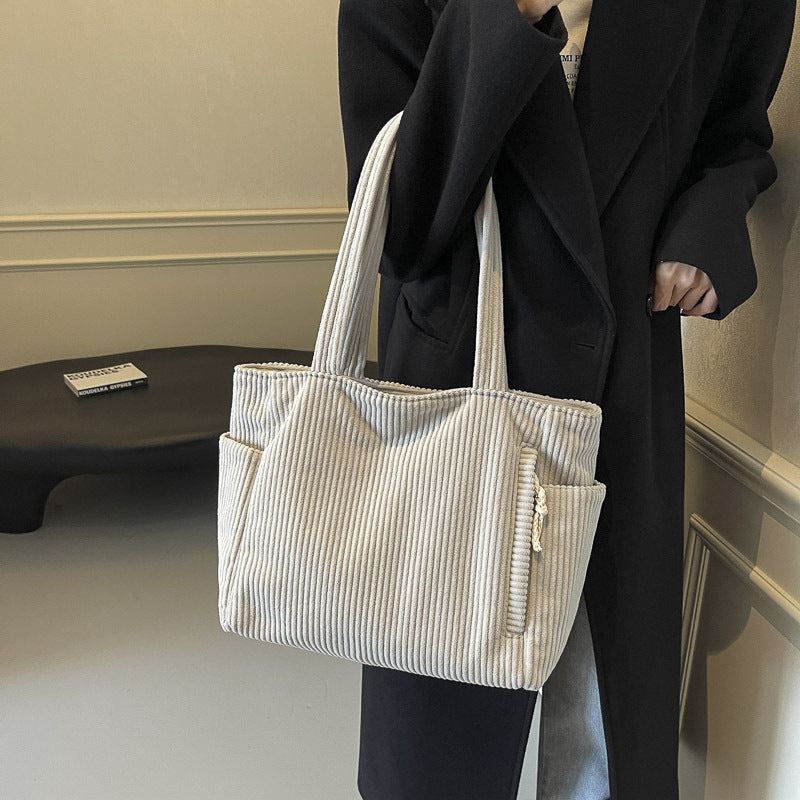 Durable Textured Everyday Tote Bag Kalsten