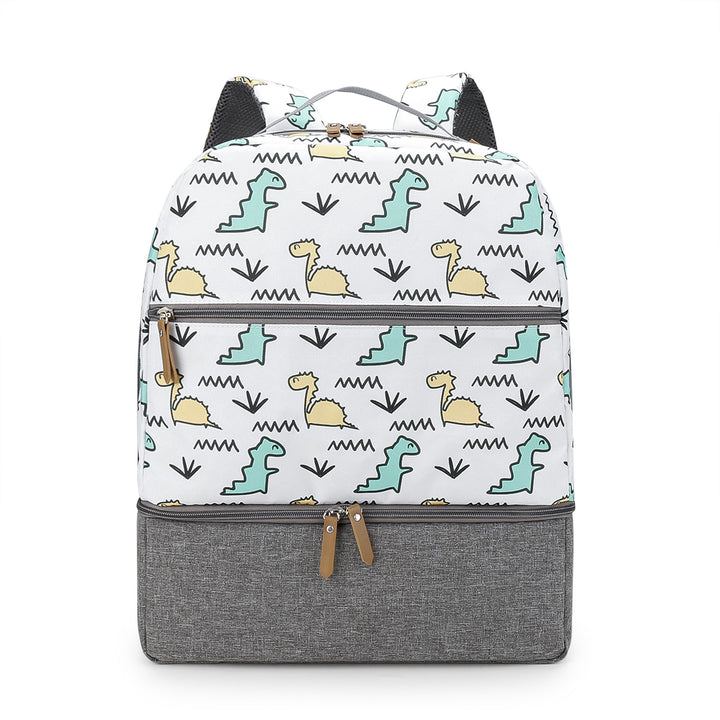 Backpack with Floral Pattern and Separate Compartment Kalsten