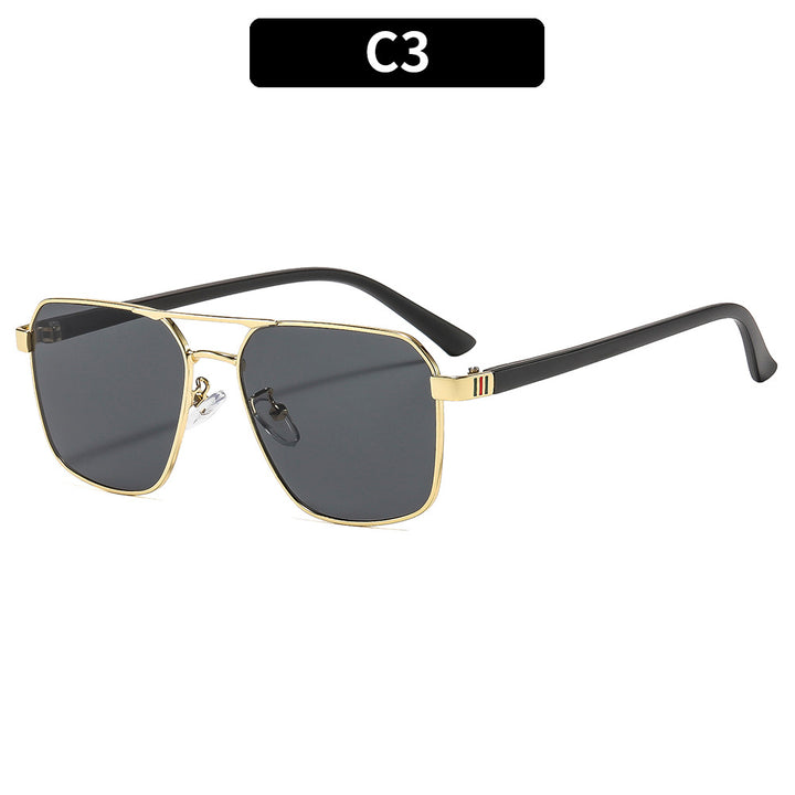 Premium Geometric Aviator Sunglasses