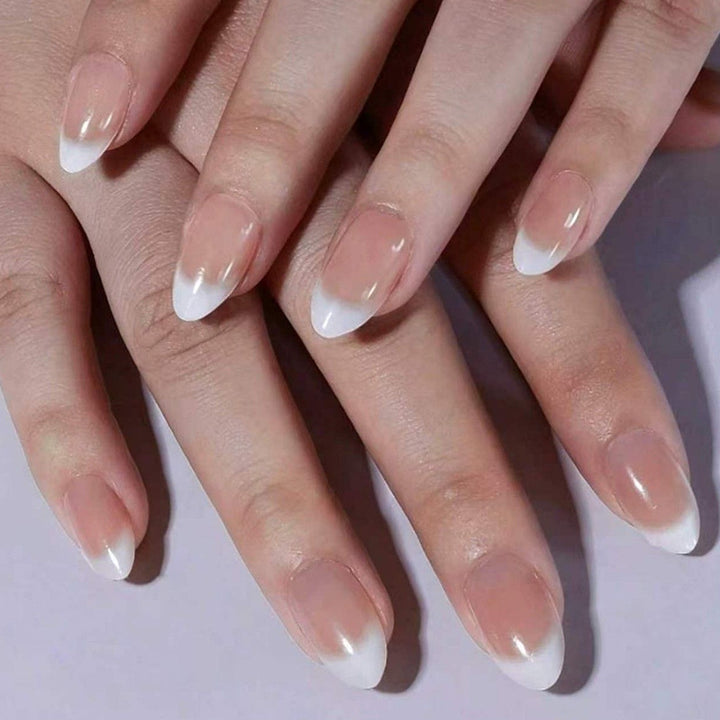 French Tip Acrylic Nail Enhancements Kalsten
