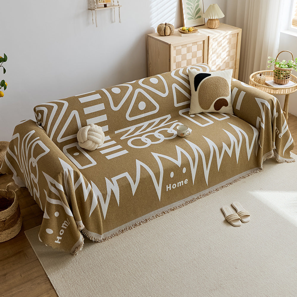 Abstract Pattern Decorative Throw Blanket