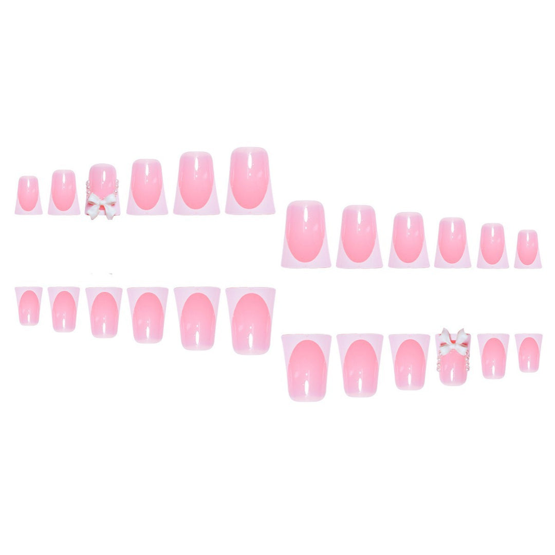 Designer Bow-Embellished Nail Art Extensions Kalsten