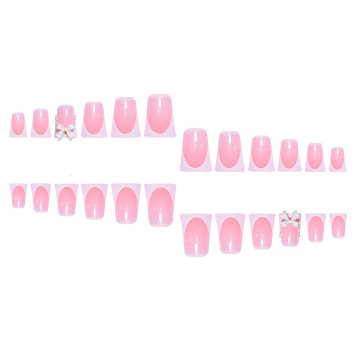 Designer Bow-Embellished Nail Art Extensions Kalsten