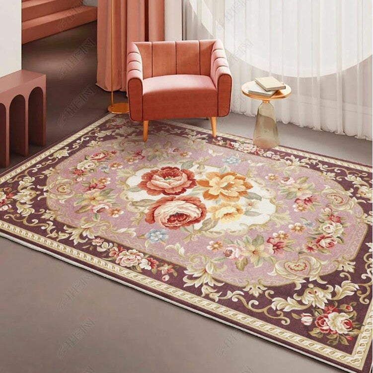 Vintage Floral Area Rug