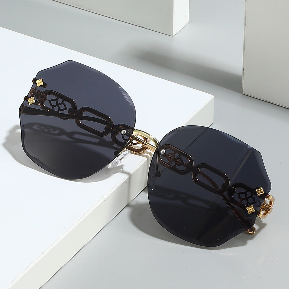 Elegant Oversized Octagonal Sunglasses Kalsten
