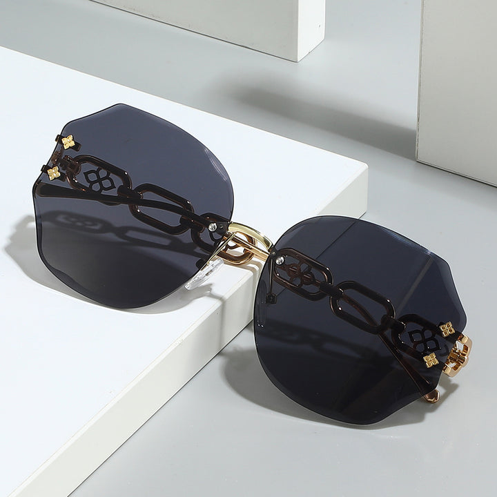 Elegant Oversized Octagonal Sunglasses Kalsten