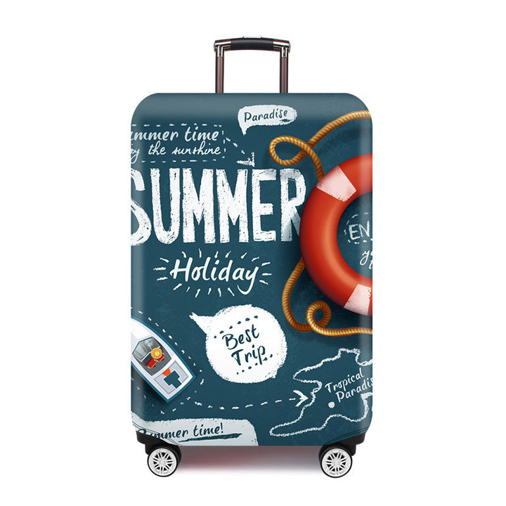 Ladies hard shell suitcase with elegant pattern print Kalsten