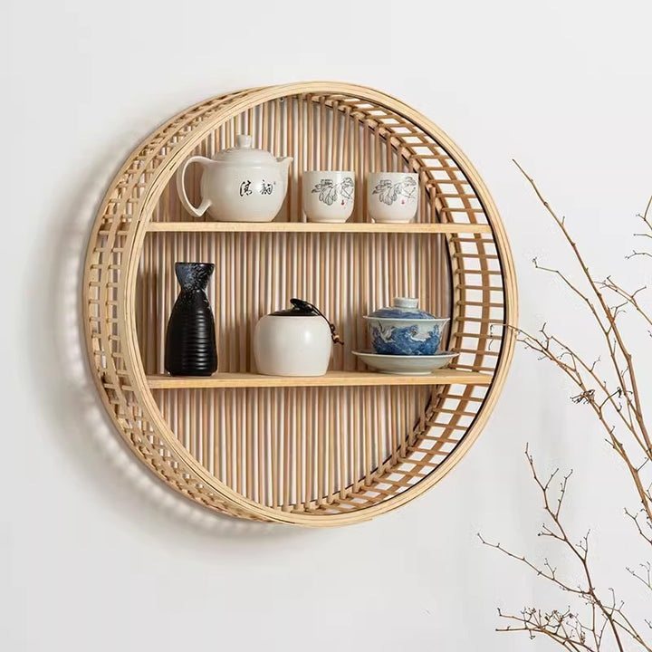 Handwoven storage basket for bathroom utensils Kalsten