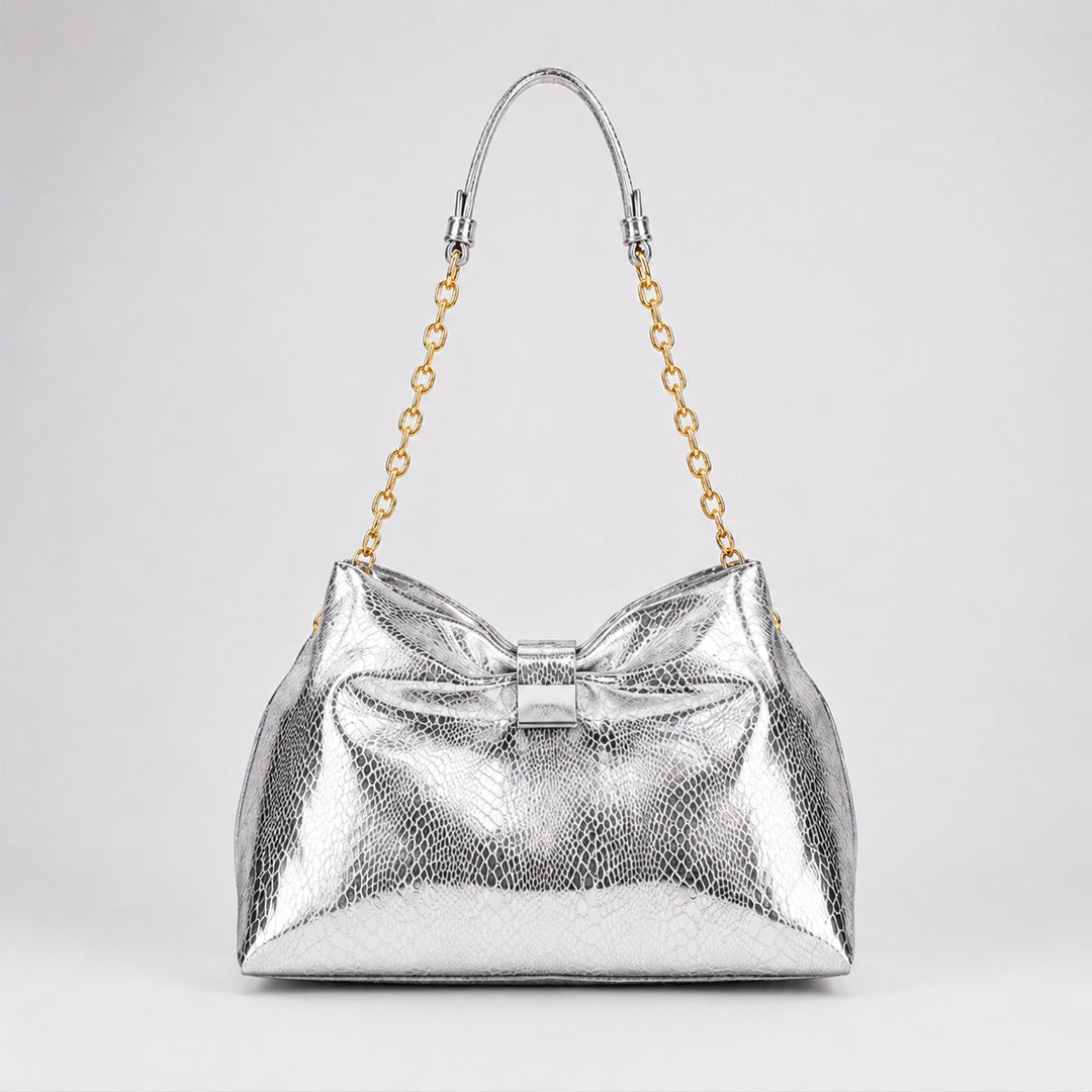 Decorative Metallic Handbag