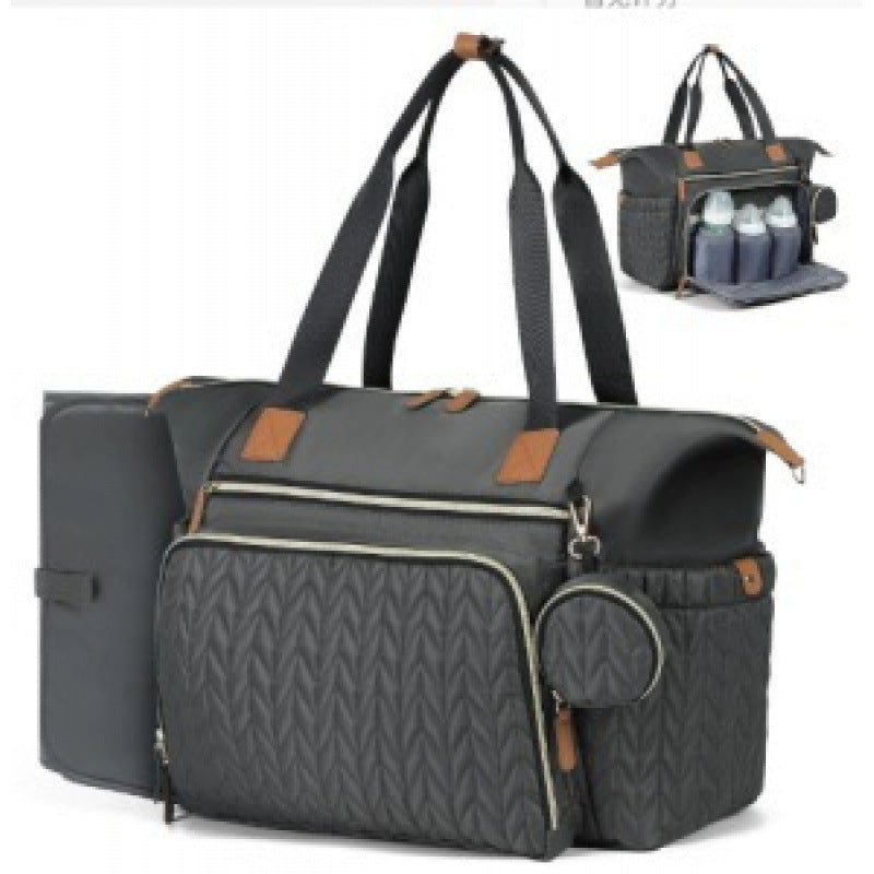 Elegant diaper bag with insulated compartments Kalsten