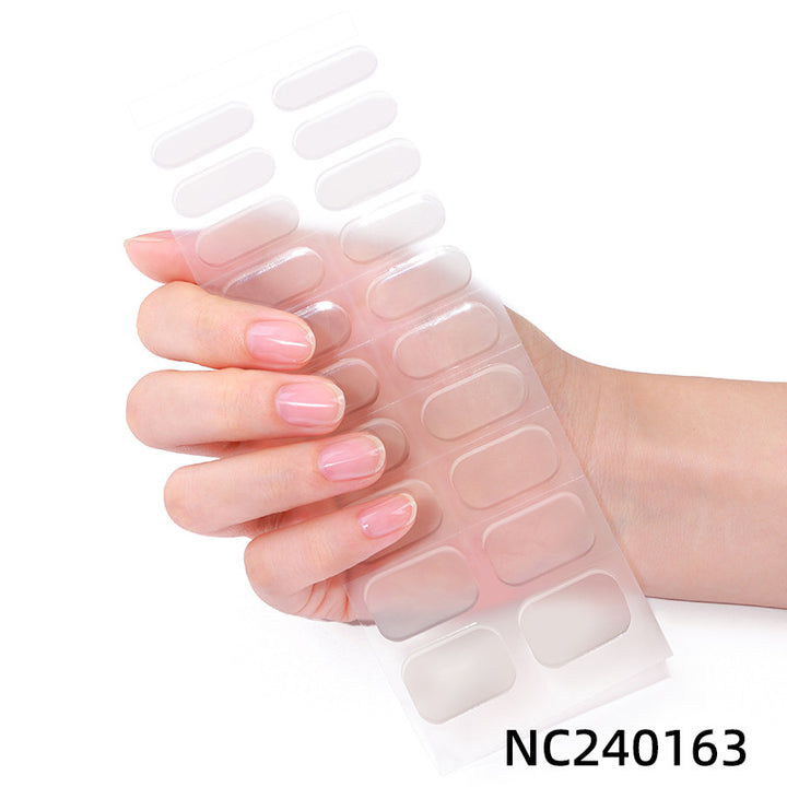 Elegant French Tip Nail Wraps