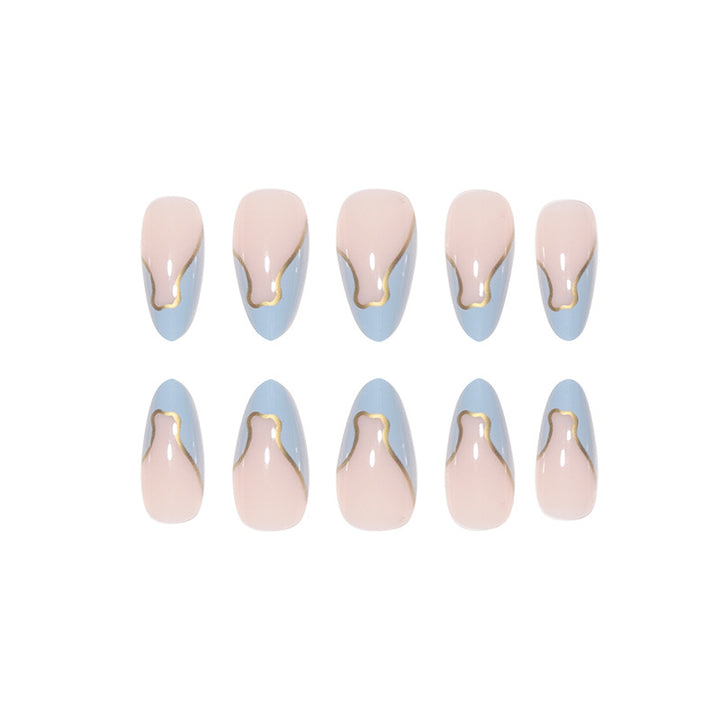 Stylish Decorative Press-On Nails Kalsten
