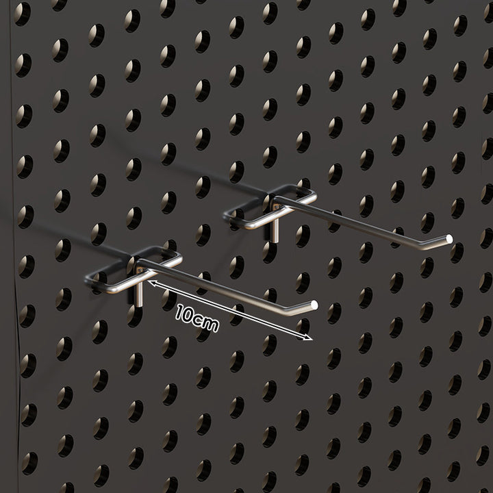 Pegboard Double-Prong Metal Hooks Compact Heavy-Duty Display Hangers