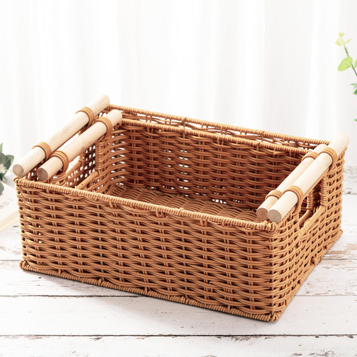 Women Decorative Storage Basket with Practical Handles Kalsten