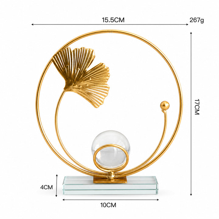 Decorative Leaf-Shaped Candle Holder